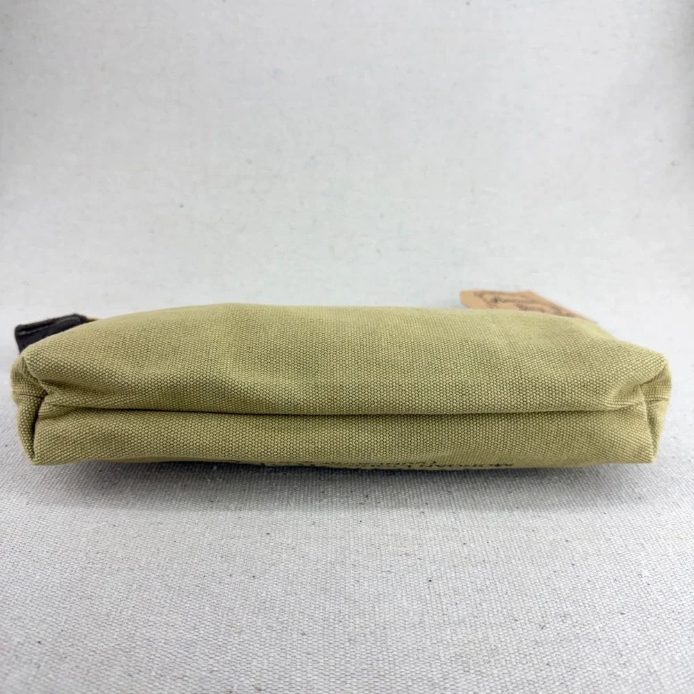 American Glory Buckboard Brand Canvas Pouch Vintage Feed Bag Style Tan Bag